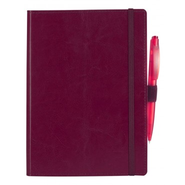 Ежедневник Soft Book, мягкая обложка, недатированный, бордовый