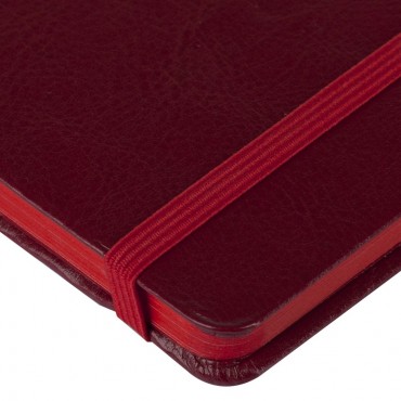 Записная книжка FreeColor, в линейку, бордовая