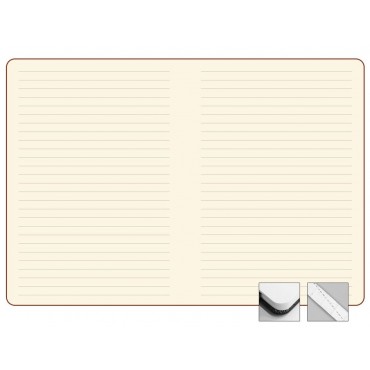 Записная книжка Freenote mini, в линейку, зеленая