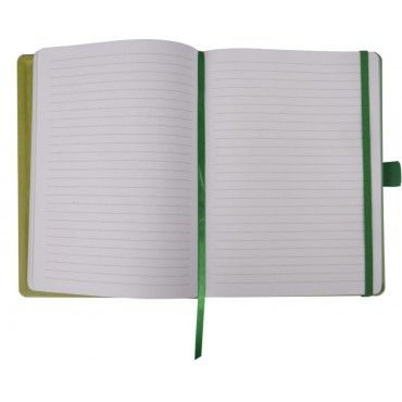 Записная книжка FreeColor, в линейку, зеленая