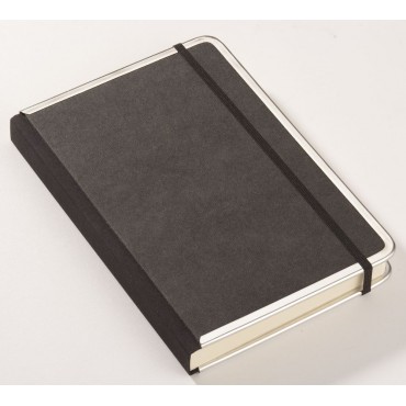 Книга для записей BASIC, линованная, черная