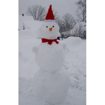 Набор «Настоящий снеговик», красный