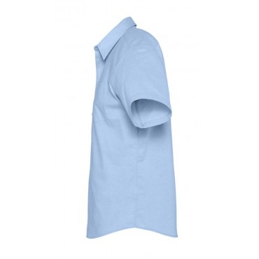 Рубашка мужская с коротким рукавом BRISBANE голубая