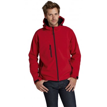 Куртка мужская с капюшоном Replay Men 340, красная