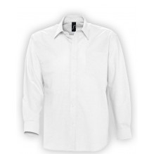 Рубашка мужская с длинным рукавом BOSTON белая