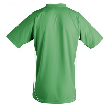 Футболка спортивная MARACANA 140, зеленая с белым
