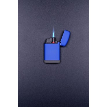 Зажигалка Zenga, турбо, многоразовая, синяя