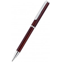 Ручка шариковая Imatra Chrome, коричневая