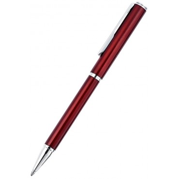 Ручка шариковая Imatra Chrome, бордовая