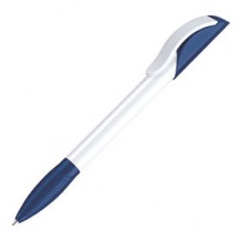 Ручка шариковая Hattrix Basic, белая с синим
