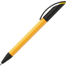 Ручка шариковая Prodir DS3 TPP, желтая с черным