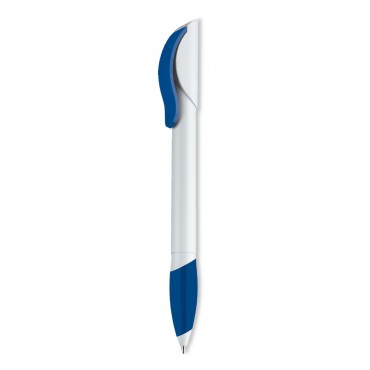 Ручка шариковая Hattrix Soft, белая с синим
