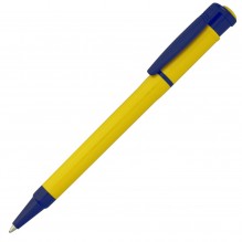 Ручка шариковая Kreta Special, желтая с черным
