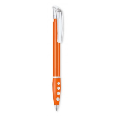 Ручка шариковая Bubble Transparent, оранжевая