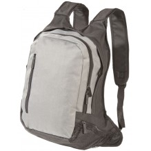 Рюкзак с отделением для ноутбука 17', серый с черным