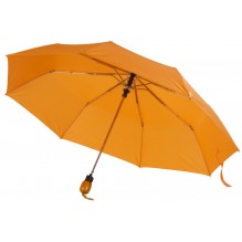 Зонт складной Wood, оранжевый