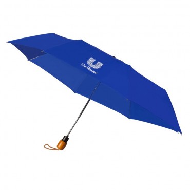 Зонт складной Wood, синий